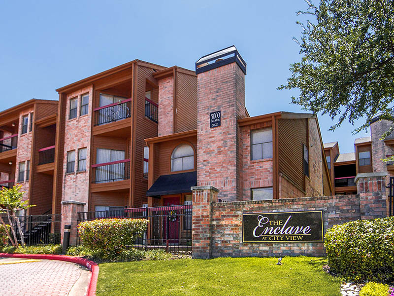 Exterior of Enclave at City View Location