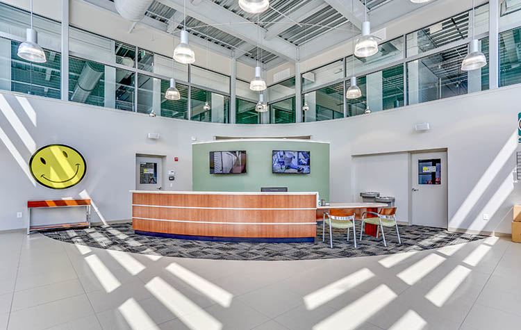Interior units at Happy Boxes Self Storage in Newport News, Virginia
