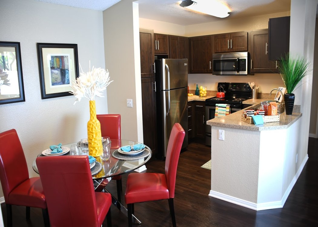 Living room at Tuscany Village Apartments