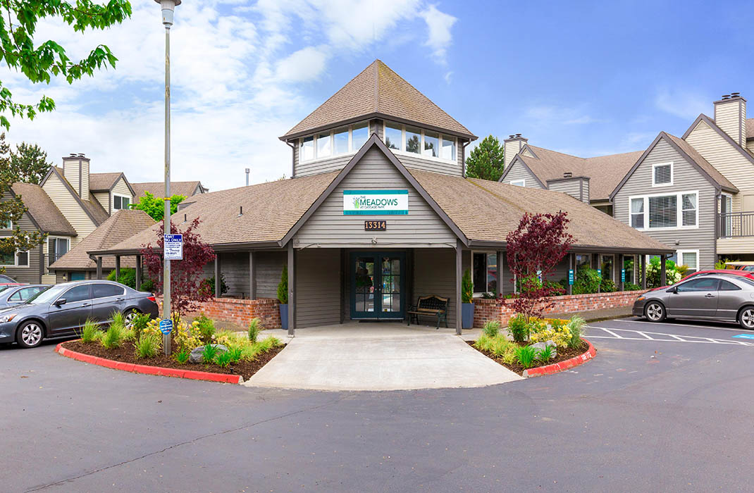Exterior of Meadows at Cascade Park Apartments in Vancouver