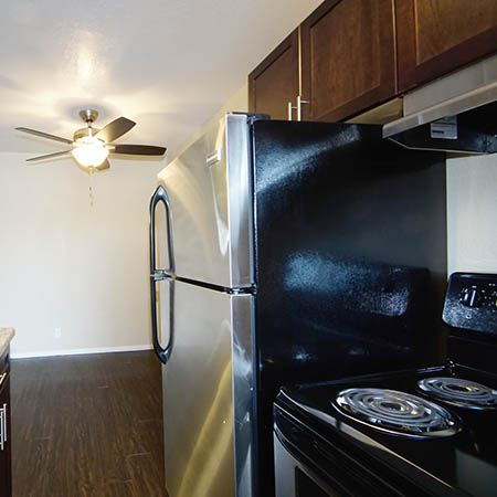 Kitchen at Callaway Apartments in Taylorsville, UT