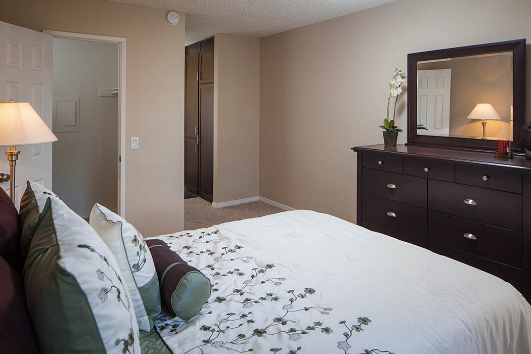 Bedroom at Shadow Ridge Apartments in Oceanside