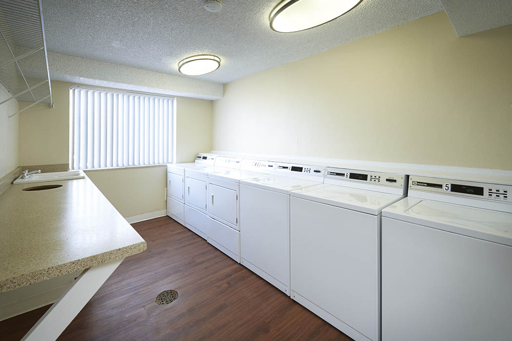 Community laundry room at Mountain Vista Apartments