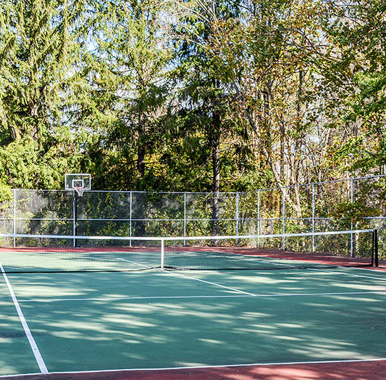 Tennis/Basketball courts at Navarino Property Group
