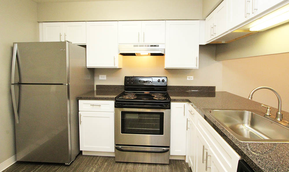 Kitchen at Lakeside Apartments