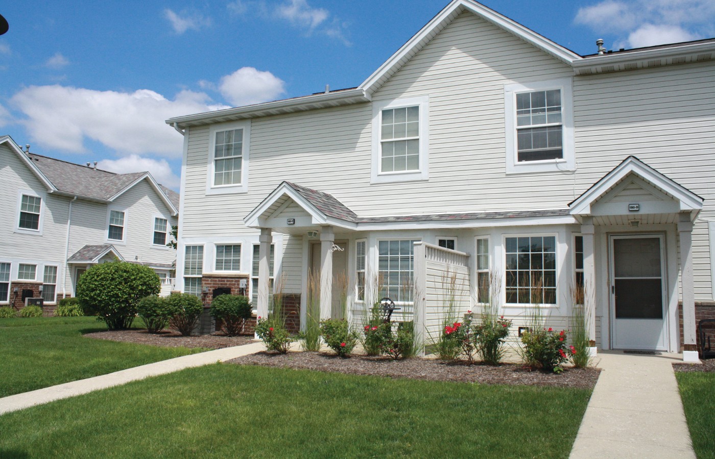 Home exterior at Lakeview Townhomes at Fox Valley