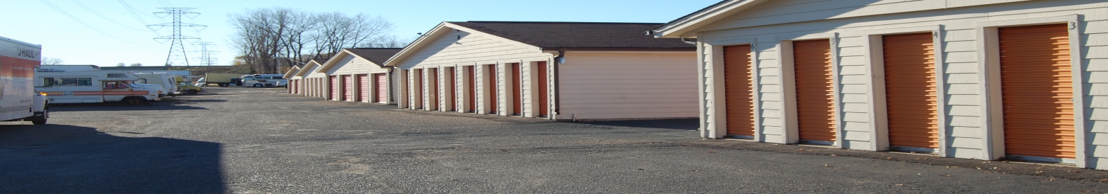 Self storage in Coon Rapids offering boat and RV storage