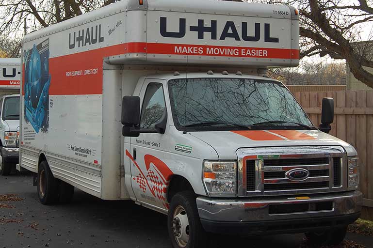 Free truck use with rental from New Hope Storage