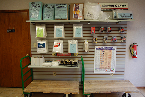 Supplies at Tonka Self Storage