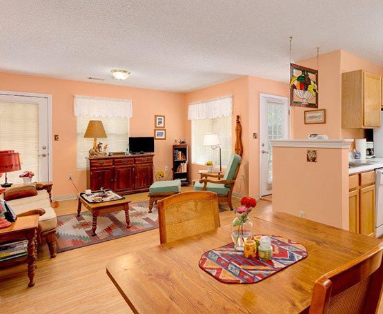 Suite interior at Summer Breeze Senior Living