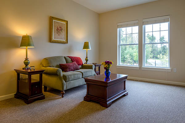 Comfortable living spaces at Bentley Commons at Bedford
