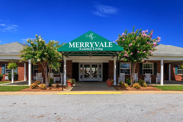 Entrance at Merryvale Assisted Living