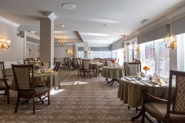 Dining room at State Street Assisted Living