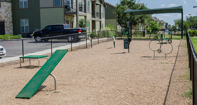 Pet playground at Springs at Cottonwood Creek Apartments