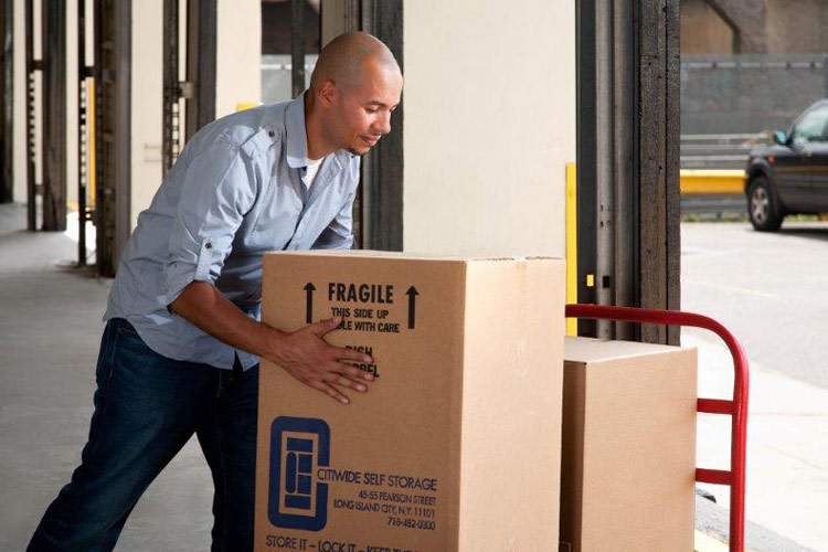 Our storage aisles are always clean and free of debris at CitiWide Self Storage.