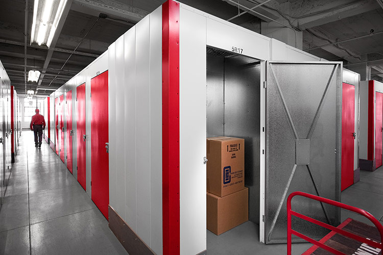 Our storage aisles are always clean and free of debris at CitiWide Self Storage.