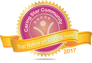 Caring award graphic for 2017