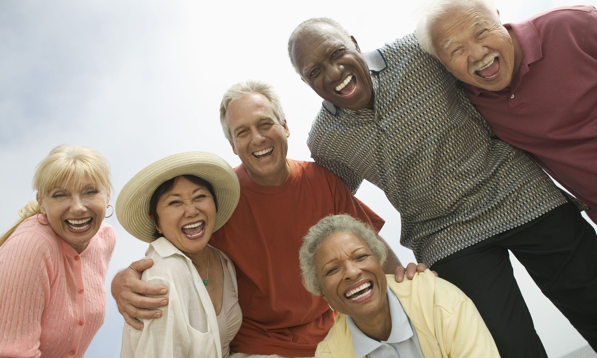 Happy residents enjoying Meridian at Kessler Park