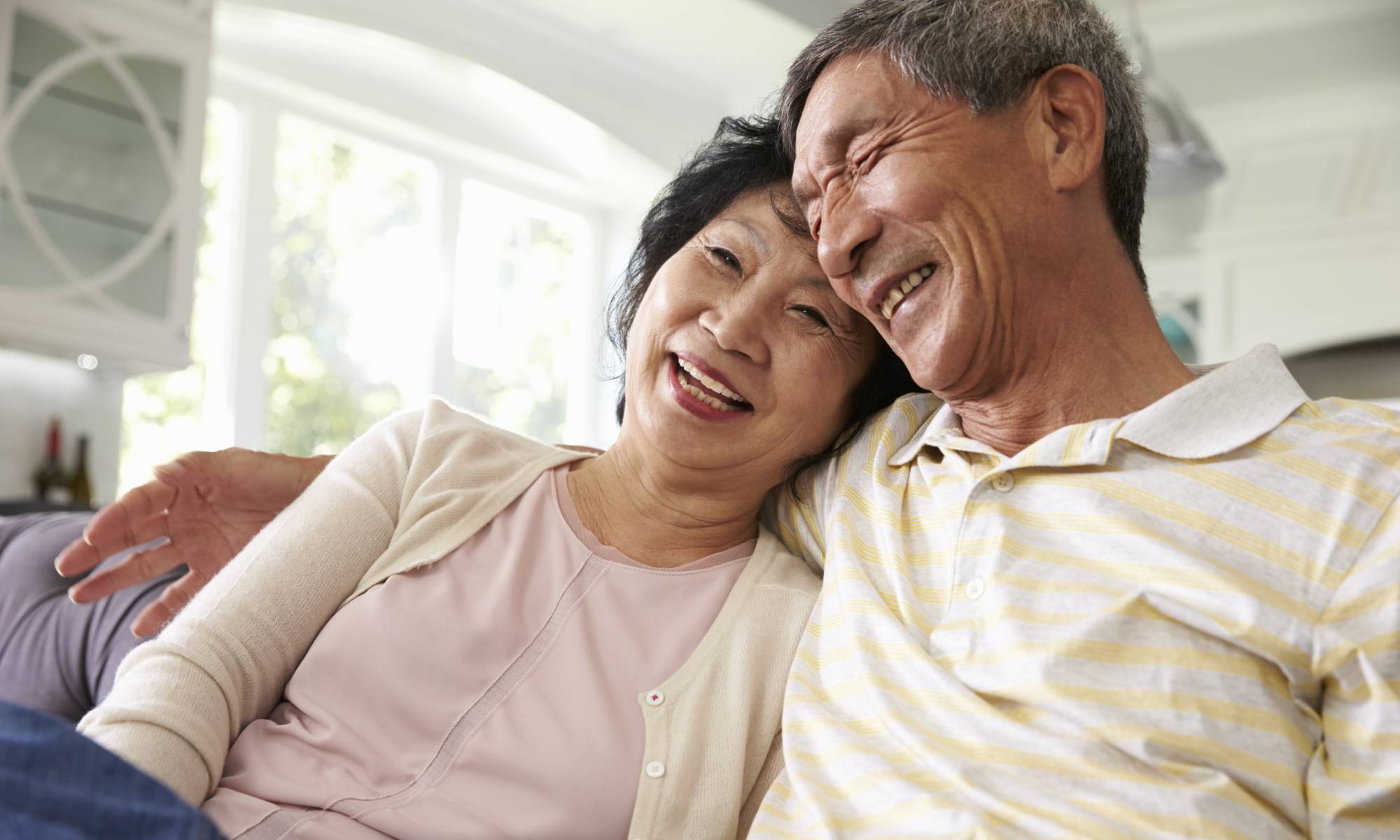 Loving couple at Pacifica Senior Living: Riverside Legacies Memory Care