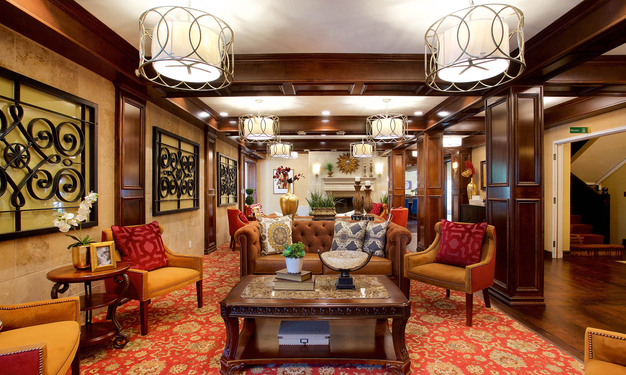 Oakland heights lounge area