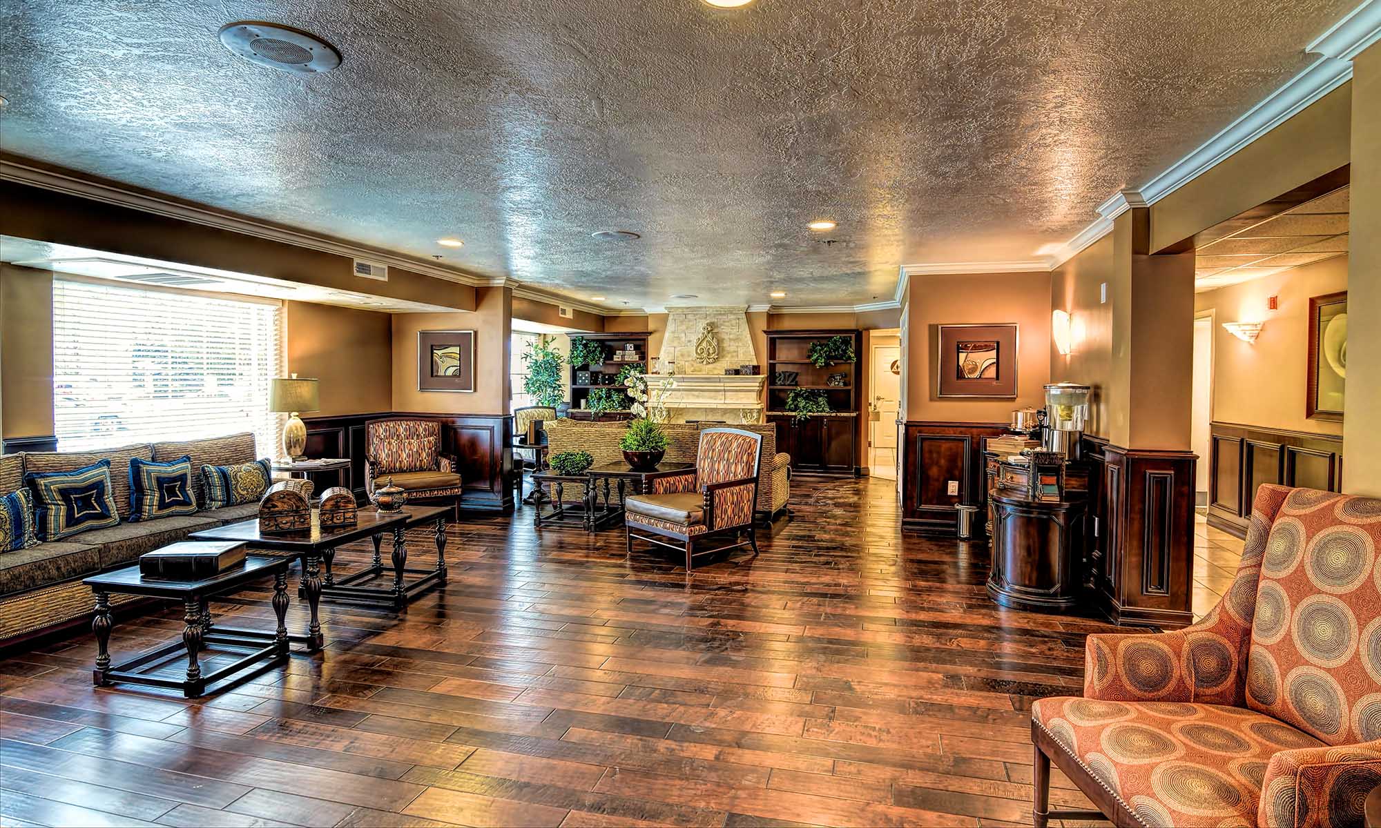 Lobby at Pacifica Senior Living Millcreek