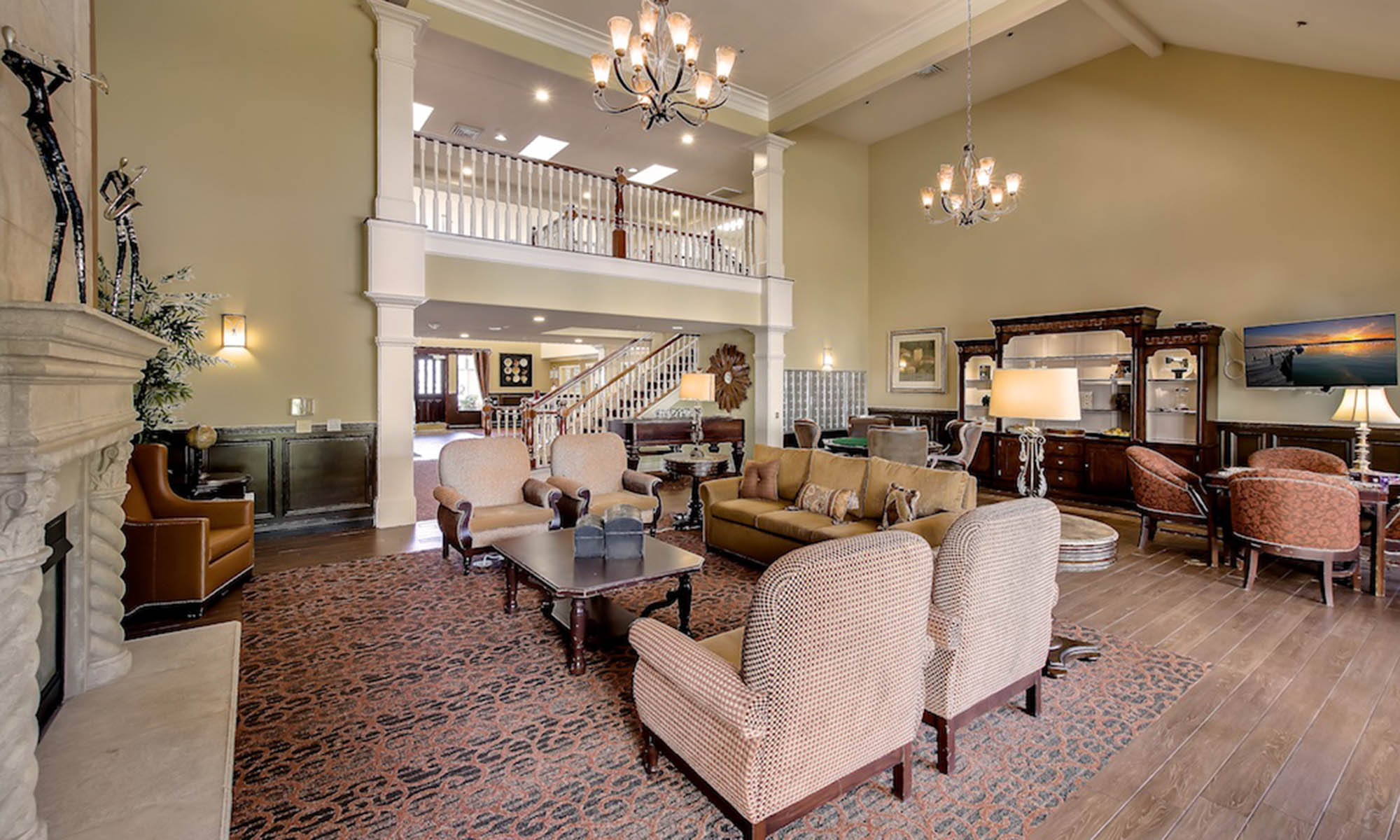 Activity center at Pacifica Senior Living Chino Hills