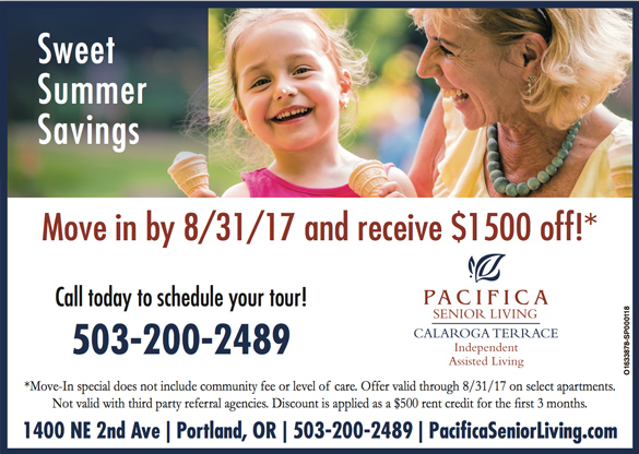 Sweet summer savings move in special at