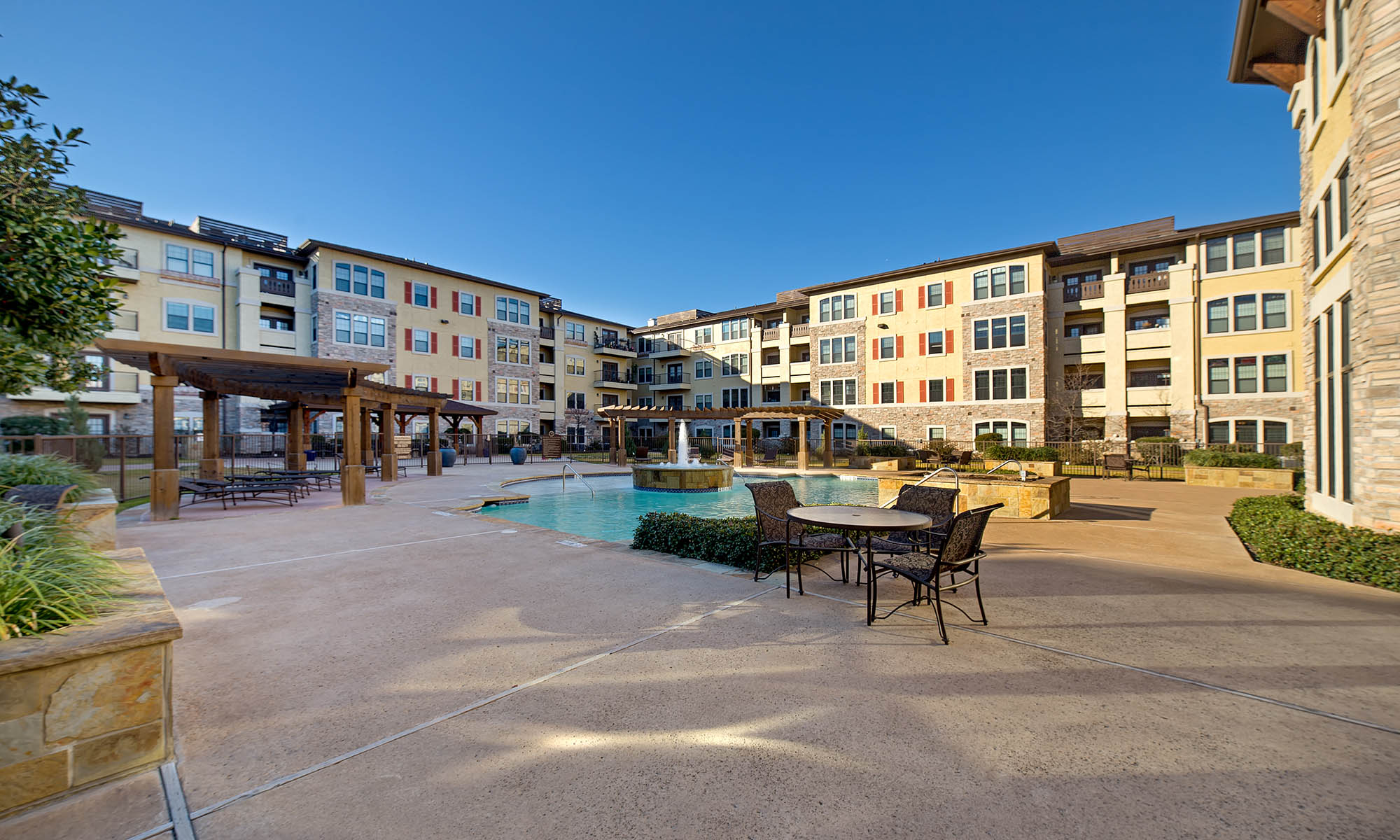 outdoor pool at Meridian at Kessler Park