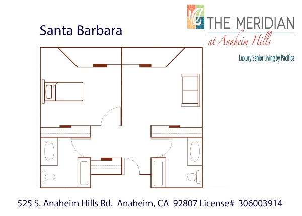 Santa Barbara floor plan at The Meridian at Anaheim Hills in Anaheim, CA