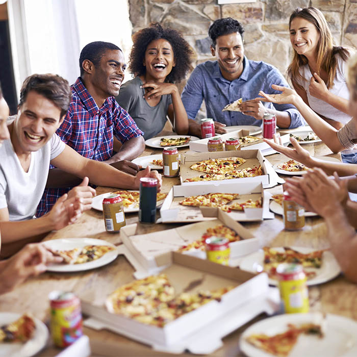 Pizza party at Harbor Vista in Portsmouth