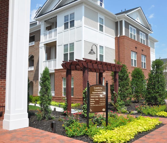 Apartment buildings at Cambria at Cornerstone in Virginia Beach