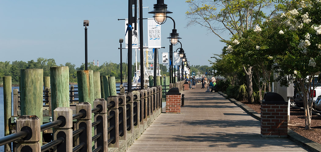 The neighborhood near The Park at Three Oaks in Wilmington has a lot to offer