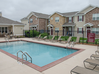 Fitness center at Springs at Jordan Creek in West Des Moines
