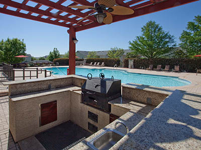 Fitness center at Springs at Live Oak Apartments in Live Oak