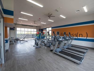 Fitness center at Springs at Weber Road in Romeoville