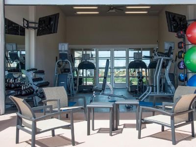 Fitness center at Springs at South Broadway in Rochester