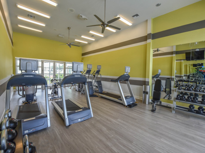 Fitness center at Springs at Six Mile Cypress in Fort Myers