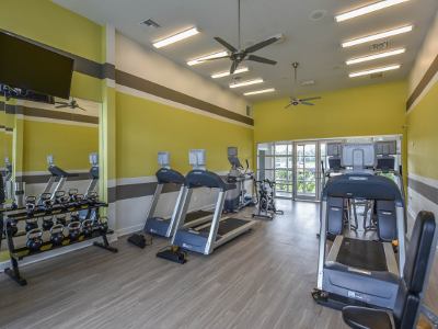 Fitness center at Springs at Knapp's Crossing in Grand Rapids