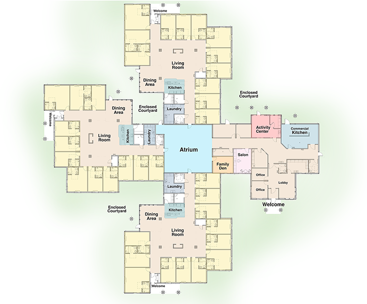 Oxford Glen Memory Care at Owasso Residence Map