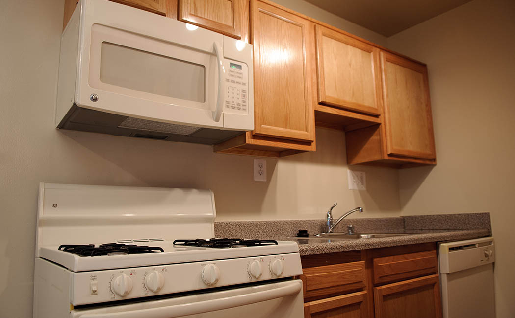 Open floor plan space at Park Naylor Apartments in Washington