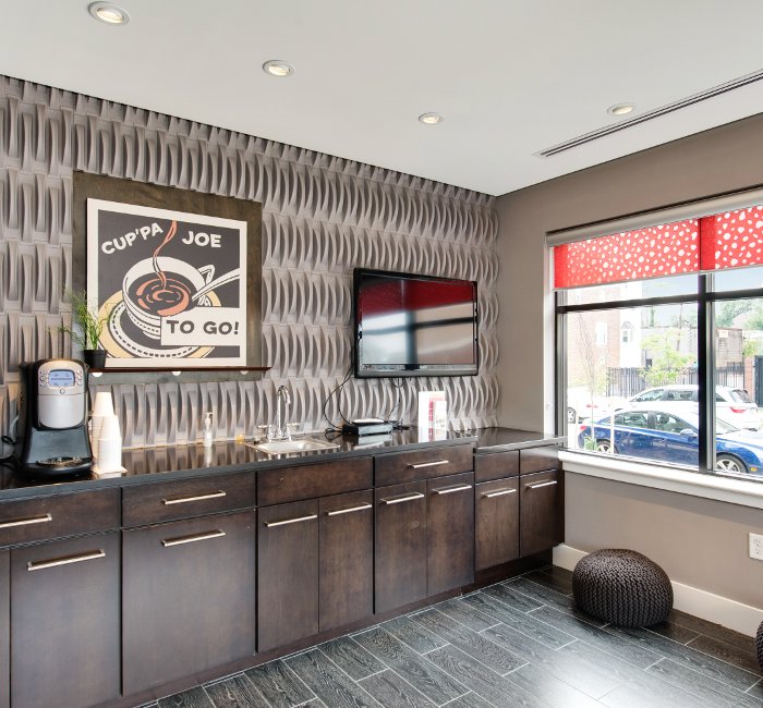 The Aria on L coffee bar in Washington