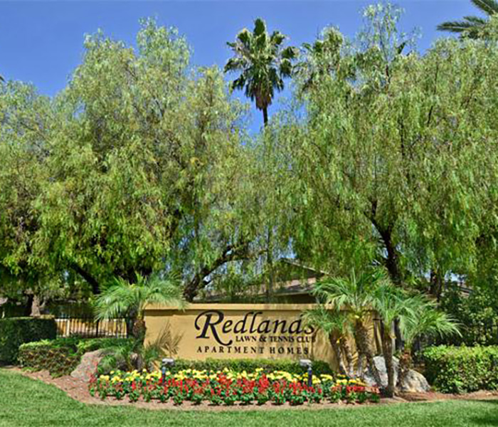 Our sign at Redlands Lawn and Tennis Club in Redlands