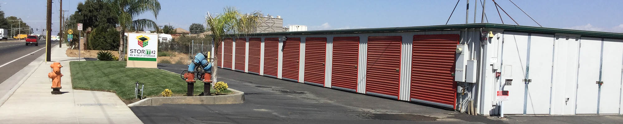 Moving truck at Stor It Self Storage in Visalia