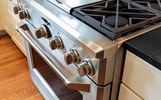 Well appointed kitchens at Barclay Apartments