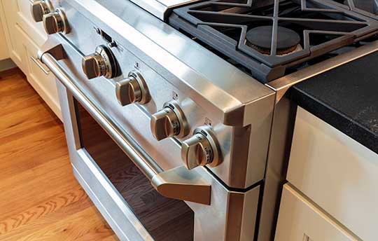 Updated appliances at Barclay Apartments