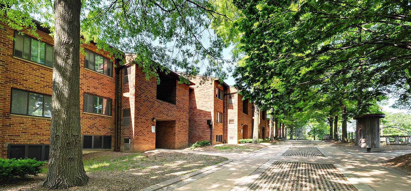 City Place on the Avenue tree lined walking path