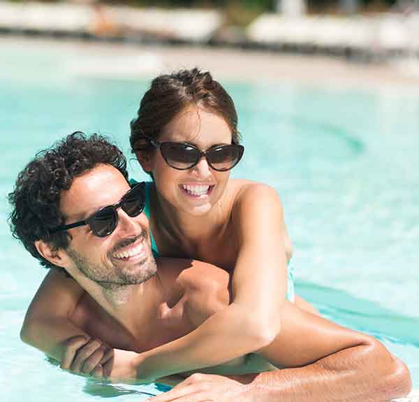 Residents enjoying the The Glens swimming pool