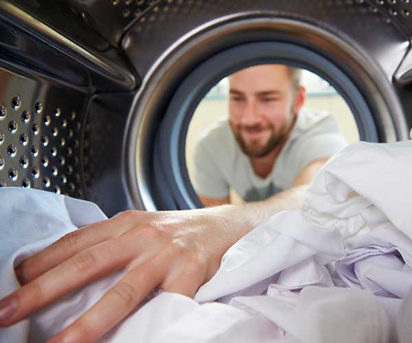 Each building at Stony Brook Apartments has its own laundry facility