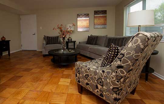 Open concept floor plans at Stony Brook Apartments