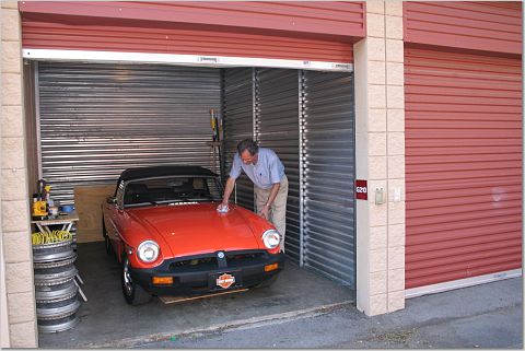 Car storage at StorPlace of Medical Center in Nashville, TN